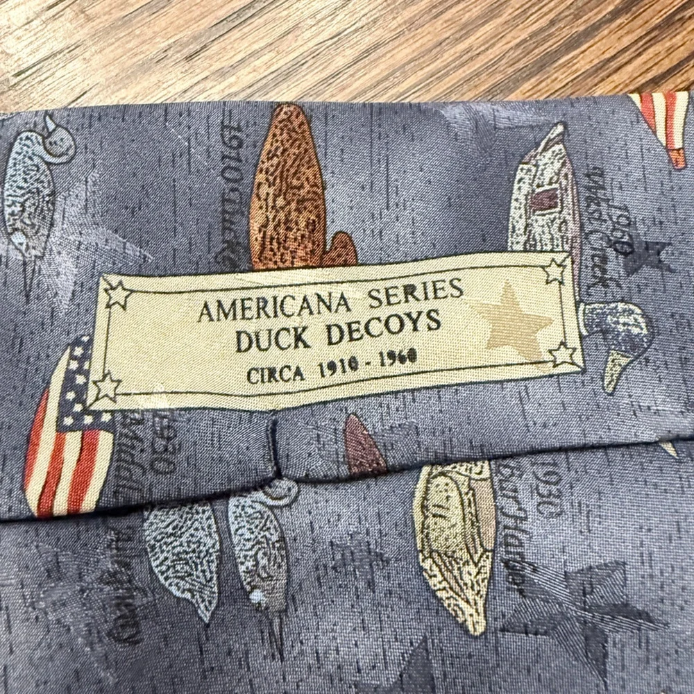 Tango by Max Raab Duck Decoys Americana Series Neck Tie Size 58